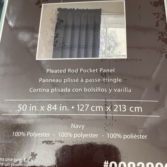 Allen and Roth navy pocket panel - Picture 2 of 4